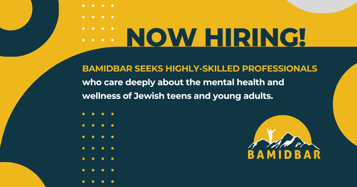 jewish,judaism,mental health,wellness,jewish youth,jewish education,anxiety,depression,professional development,wellness program,jewish community professional,therapeutic expedition,wilderness therapy,therapy,wilderness,our programs,programs